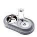 cat drinking bowl fountain